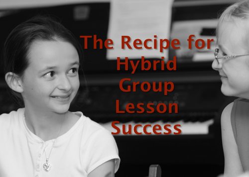 The recipe for the perfect piano group lesson plan!