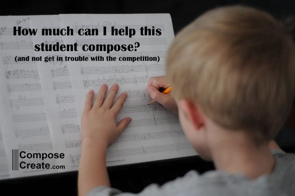 How much help is too much help for composing students? A helpful article on composecreate.com about help for composing students