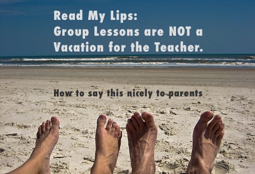 Group Lessons not a Vacation for the piano teacher