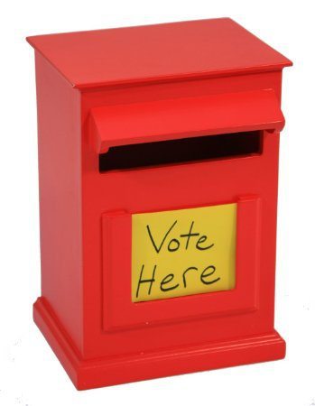 Voting box for piano teac