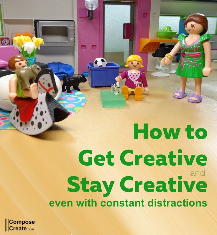 How to Get and Stay Creative even with constant distractions | composecreate.com