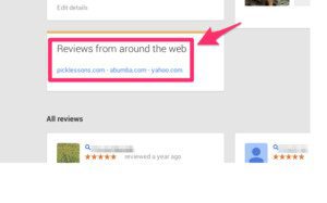 google listing review