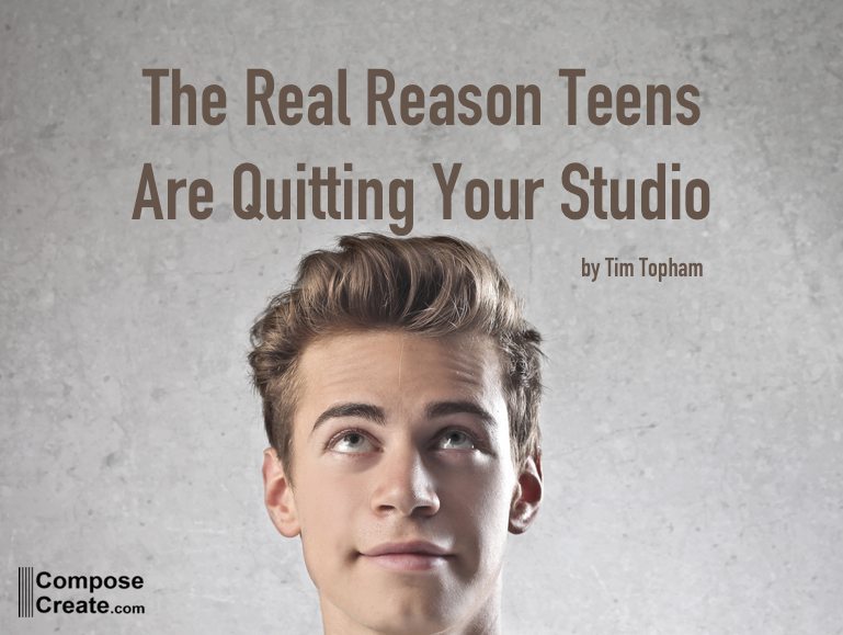 The real reason there are teens quitting piano lessons. A helpful three-step guide from composecreate.com