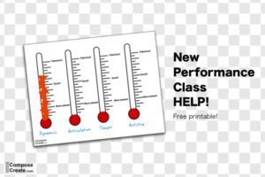 Performance class thermometer
