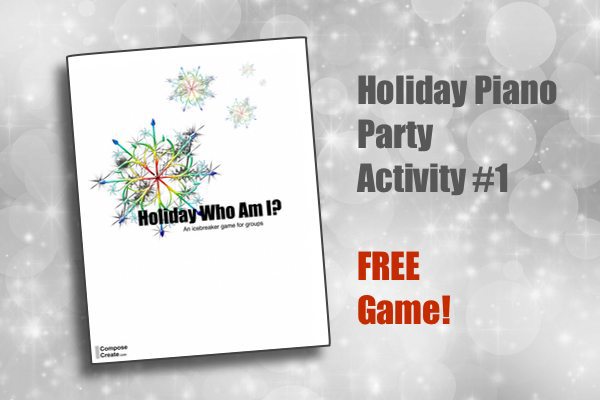 Holiday Who Am I Game