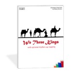 Hot Holiday Piano Pieces by Level: We Three Kings Cup Tapping Piece - by Wendy Stevens Holiday music for elementary piano students | ComposeCreate.com