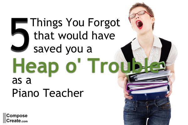 5 Things Teachers Forget to Do