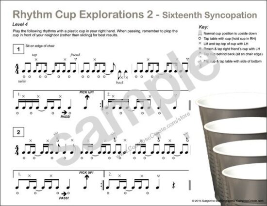 Rhythm Cup Bundle - Get both Rhythm Cup Explorations books and beats for a discount! No coupon required. | ComposeCreate.com