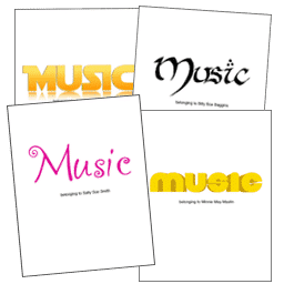 How to bind printed music and a free download for printable covers! | composecreate.com