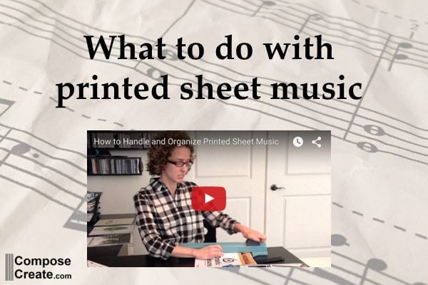 bind printed music