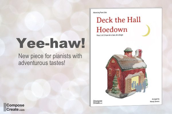 Deck the Hall Hoedown for piano