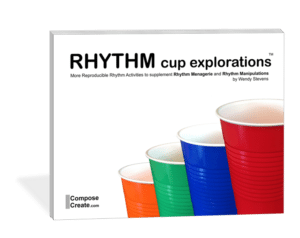 Rhythm Cup Explorations 1 - Students are loving this and many of the other rhythm books on composecreate.com!