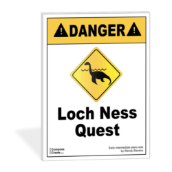 Loch Ness Quest - early intermediate piano solo about the Loch Ness Monster music | ComposeCreate.com