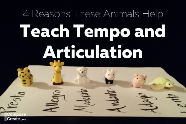 4 Reasons these animals help teach tempo and articulation. Apply this to all teaching. | composecreate.com