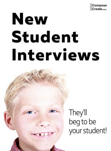 New student interviews | how to seal the deal | ComposeCreate.com