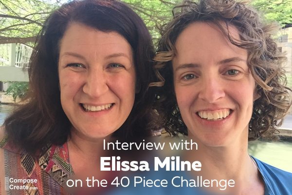 Interview with Elissa Milne on the 40 piece challenge | composecreate.com