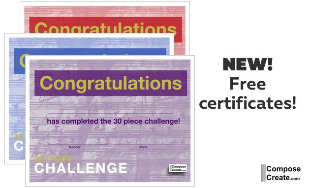 New certificates for the 40 piece challenge plus an interview with Elissa Milne