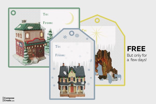 All is Calm holiday gift tags