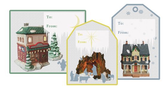 All is Calm holiday gift tags