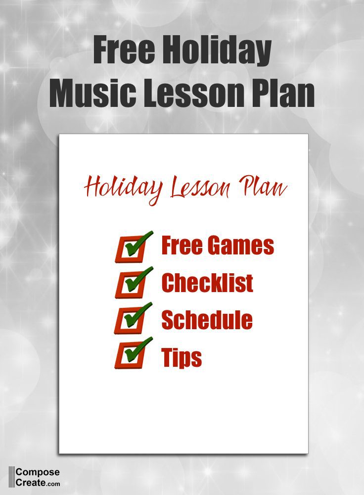 Free holiday music lesson plan