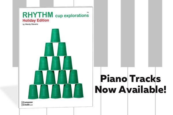 piano tracks for holiday rhythm cups