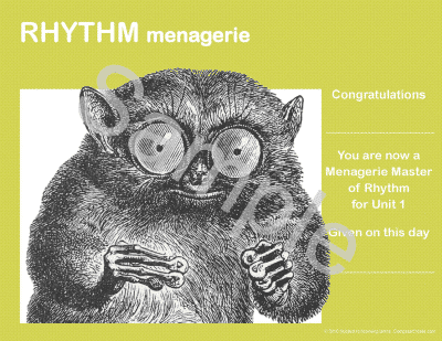 Rhythm Menagerie Book 1 - PDF