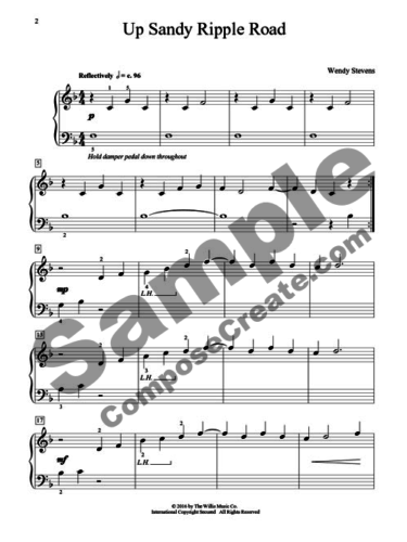 Sandy Ripple Up Sandy Ripple Road by Wendy Stevens - Sheet Music