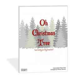 The First Noel, Oh Christmas Tree Intermediate piano solos by Wendy Stevens
