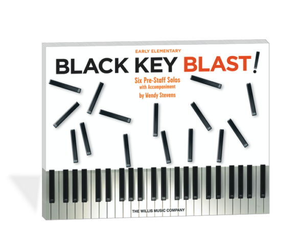Black Key Blast by Wendy Stevens - Beginning piano solos with teacher duets