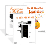 Halloween Piano Music Bundle: You Don't Scare Me Now, It's All About the Candy, Something in My Piano by Wendy Stevens | ComposeCreate.com