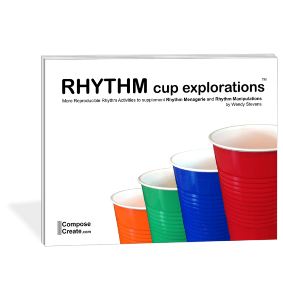 Rhythm Cup Explorations 1 - Use cup tapping to teach rhythm to your music students. Rhythm curriculum by Wendy Stevens | ComposeCreate.com
