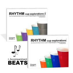 Tappin Tuesday - Rhythm Cup Bundle - Get both Rhythm Cup Explorations books and beats for a discount! No coupon required. | ComposeCreate.com