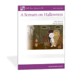 Fall Piano Teaching Ideas - A Scream on Halloween by Wendy Stevens - Such a fun piece with slapping the keyboard (and screaming if you want) that is perfect for early elementary piano students | Composecreate.com