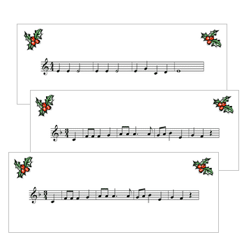 Holiday Music Games from ComposeCreate.com