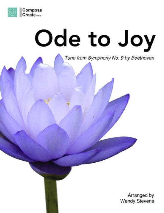 Joyful Joyful We Adore Thee - piano arrangement by Wendy Stevens | ComposeCreate.com