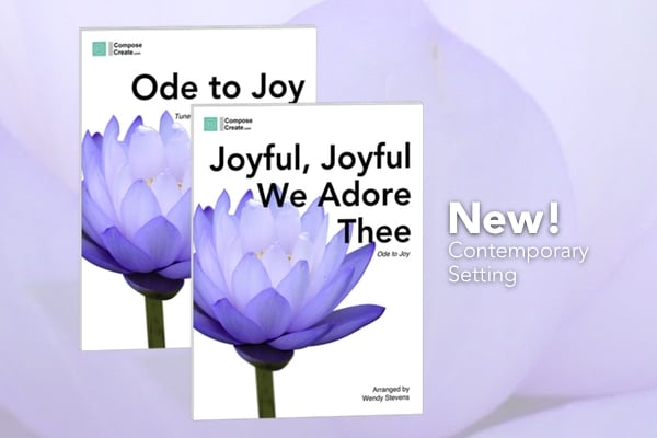 Ode to Joy - Easy piano arrangement by Wendy Stevens