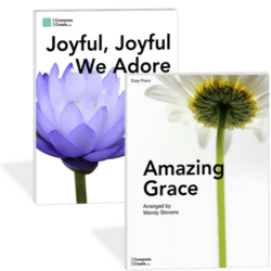New Amazing Grace Easy + Ode to Joy Arrangement by Wendy Stevens: Contemporary, fresh, and melancholy | ComposeCreate.com
