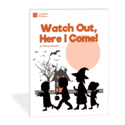 Watch Out Here I Come - Early elementary black key beginning halloween piano piece on the black keys with teacher duet by Wendy Stevens