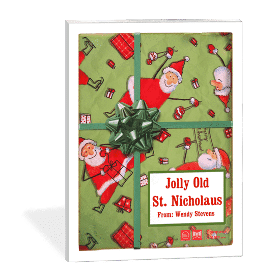 New Holiday Rote and Reading Black Key Piece - Jolly Old St. Nicholaus - black key piano solo Rote and Reading by Wendy Stevens
