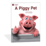 A Piggy Pet - Rote and Reading piano piece with teacher duet by Wendy Stevens - A beginner farm animals piano piece | ComposeCreate.com | Bundle: Dancing Cows + A Piggy Pet