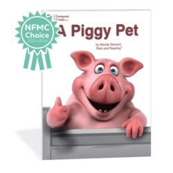 A Piggy Pet - Rote and Reading® piano solo with teacher duet. Also on the 2020-2024 NFMC list