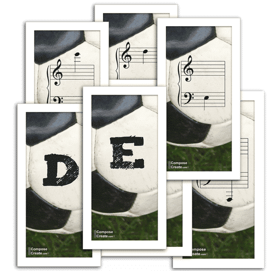 Soccer piano piece - Soccer Music Flashcards