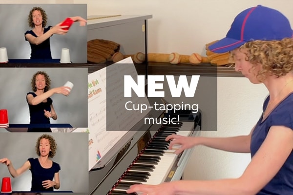 New Music Combining Rhythm Cups Choreography + Audience Participation! by Wendy Stevens | ComposeCreate.com