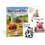 Barnyard Fun - Easy early elementary Rote and Reading solos about farm animals by Wendy Stevens - Includes Dancing Cows, A Piggy Pet, and Cluck Cluck Moo