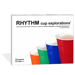 Rhythm Cup Explorations 1 by Wendy Stevens ComposeCreate.com