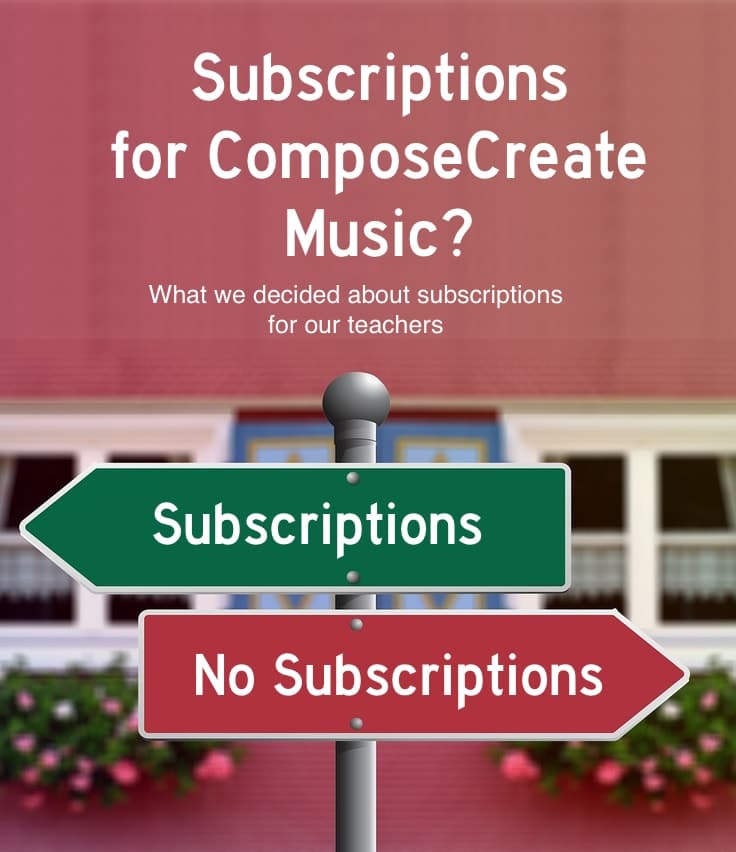 Subscription for ComposeCreate music