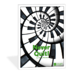 Never Quit - easy beginning piano solo on the black keys with teacher duet by Wendy Stevens