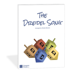 The Dreidel Song - elementary piano solo by Wendy Stevens