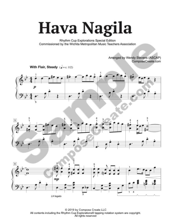 Hava Nagila with Rhythm Cups by Wendy Stevens | Rhythm Cup Explorations