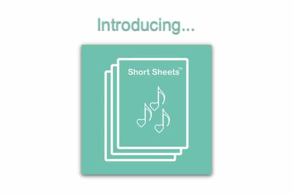 Introducing Short Sheets™ - easy short piano music for piano students by Wendy Stevens